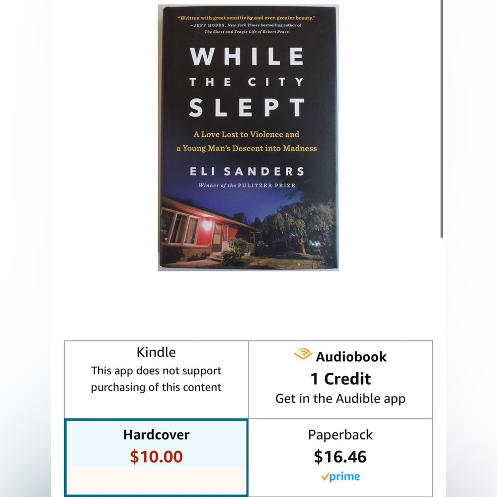While the city slept by Eli Sanders